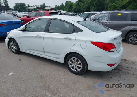2013 Hyundai Accent Gls из США, поврежденный, VIN KMHCT4AE0DU493372